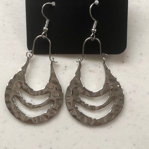 Silver earrings